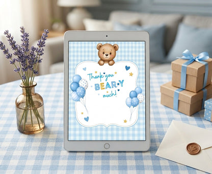 We can BEAR-ly wait - Baby Shower Invitation Pack